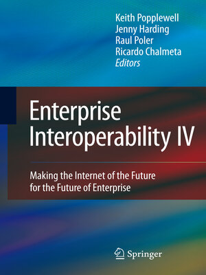 cover image of Enterprise Interoperability IV